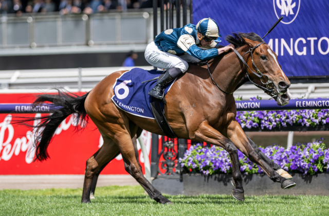 Snitzel filly wins Wakeful Stakes on Derby Day