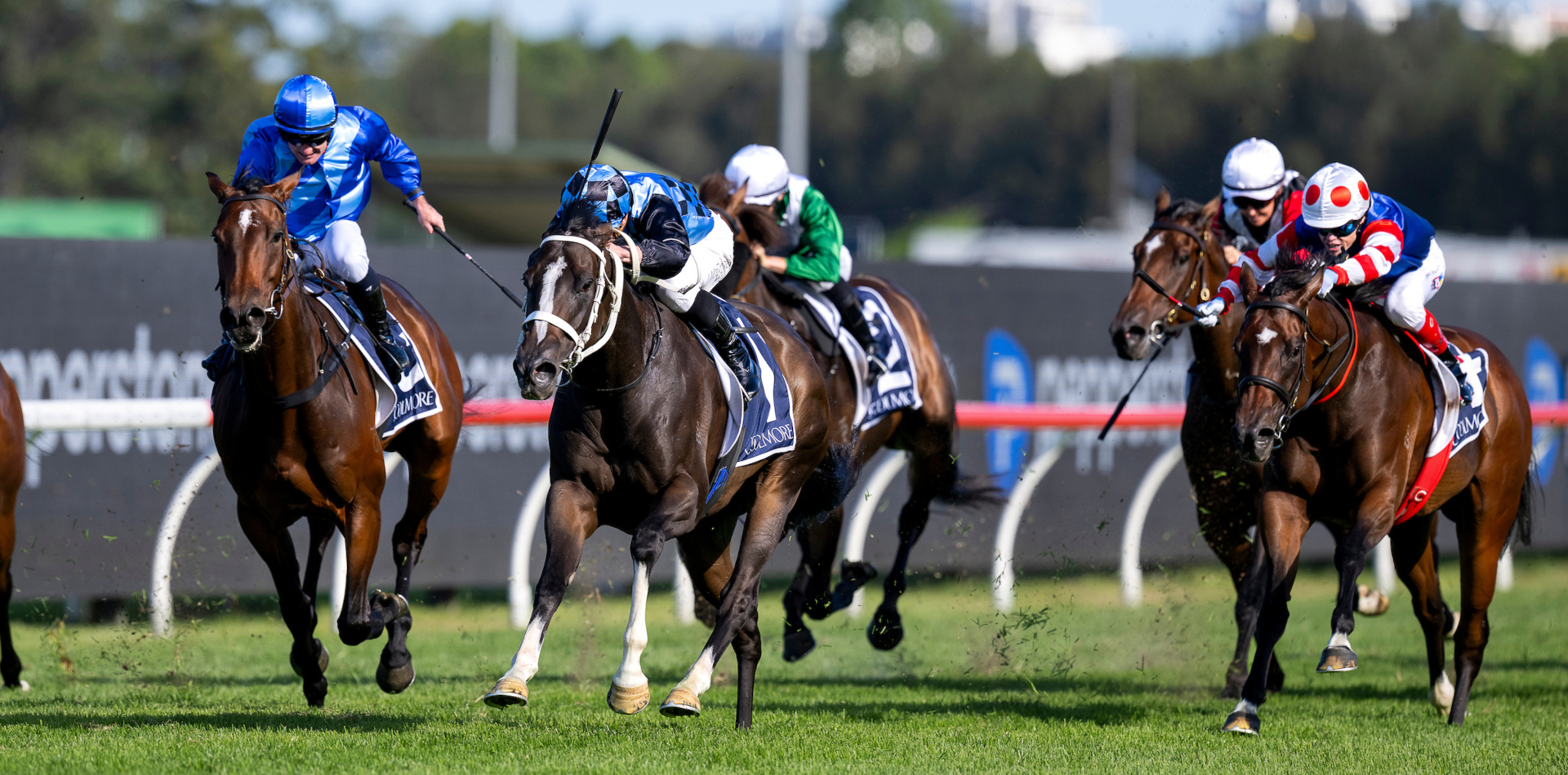 Lazzura wins the Coolmore Classic G1